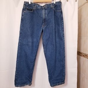 Carhartt Relaxed Fit Flannel Lined Jeans Pants Size  40 × 30